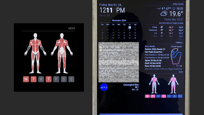 Hevy MagicMirror Module
