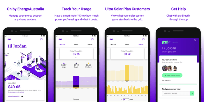 On By EnergyAustralia Mobile App